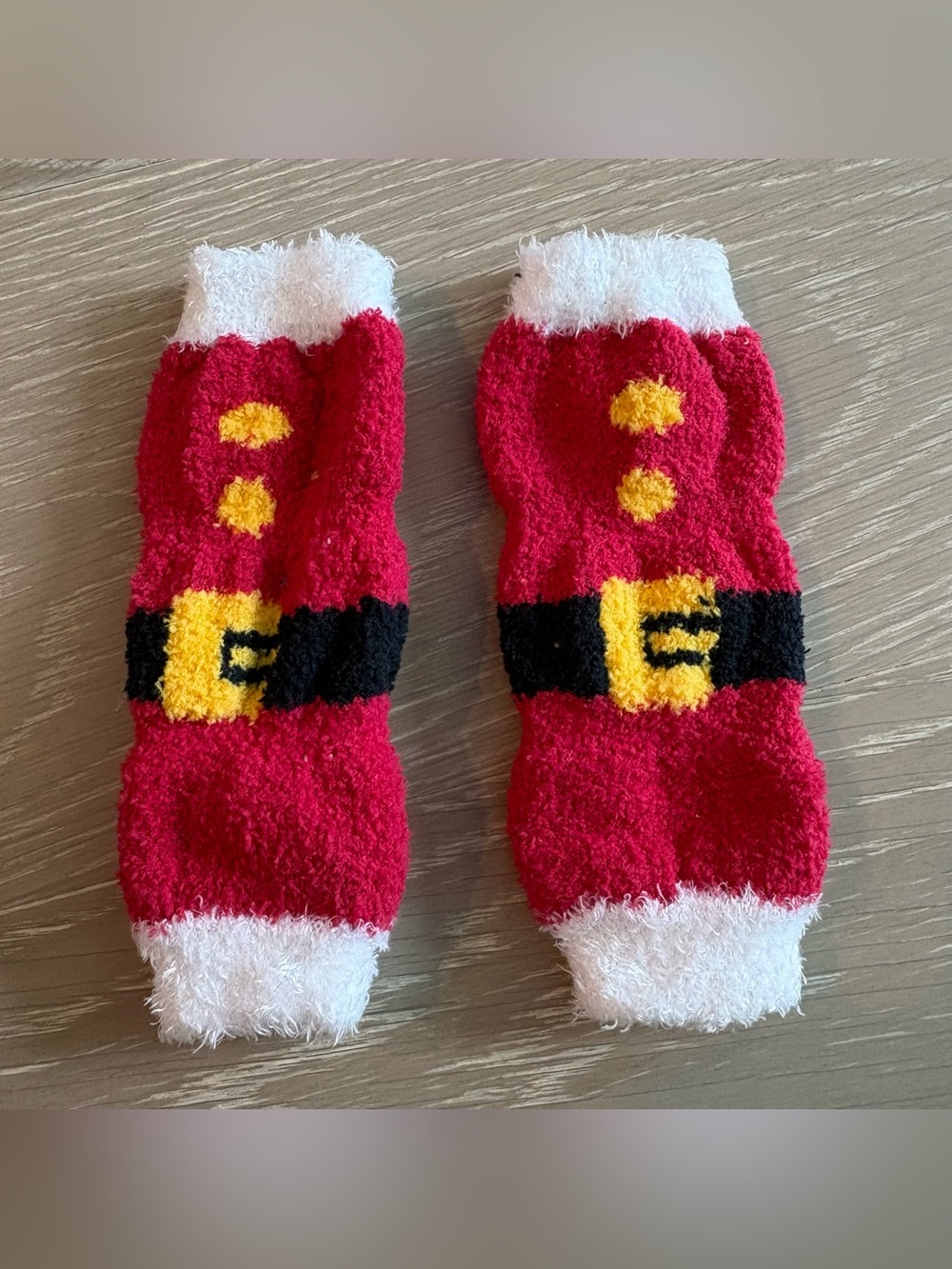 Cute Cat or Small Dog Pet Cozy Santa Fuzzy Leg warmers Socks